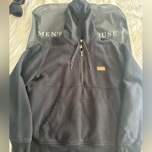 L.L. Bean Black Men's heavy hooded jacket